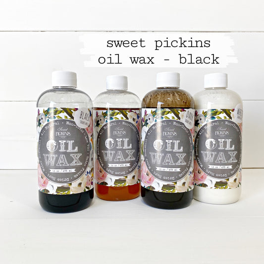 Black Oil Wax Sweet Pickins Milk Paint